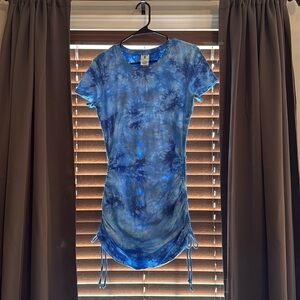 VS Pink - blue tie die dress